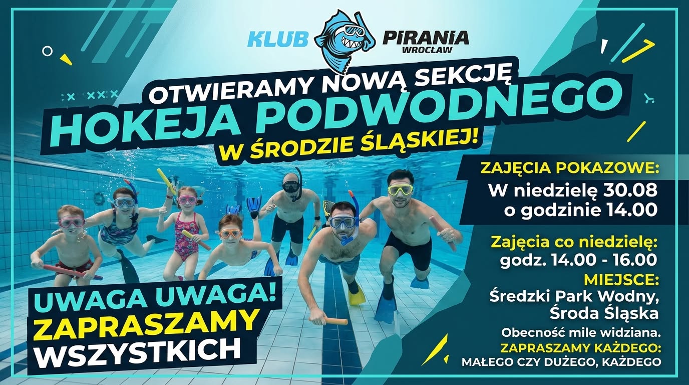 Hokej Podwodny w Środzie Śląskiej – dla dzieci :)
